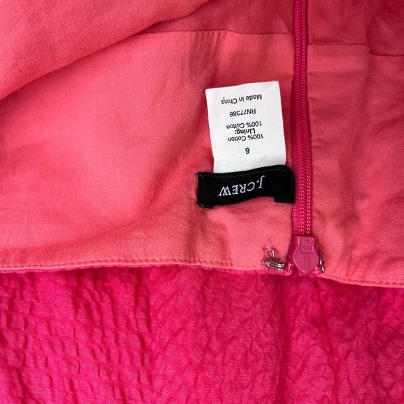J. Crew Strapless Fuchsia Dress - Picture 2 of 7